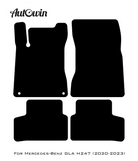 Gray Floor Mats For Mercedes Benz GLA-Class H247 (2020-2023) | Limited Edition - AutoWin