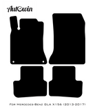 Gray Floor Mats For Mercedes Benz GLA-Class X156 (2013-2017) | Limited Edition - AutoWin