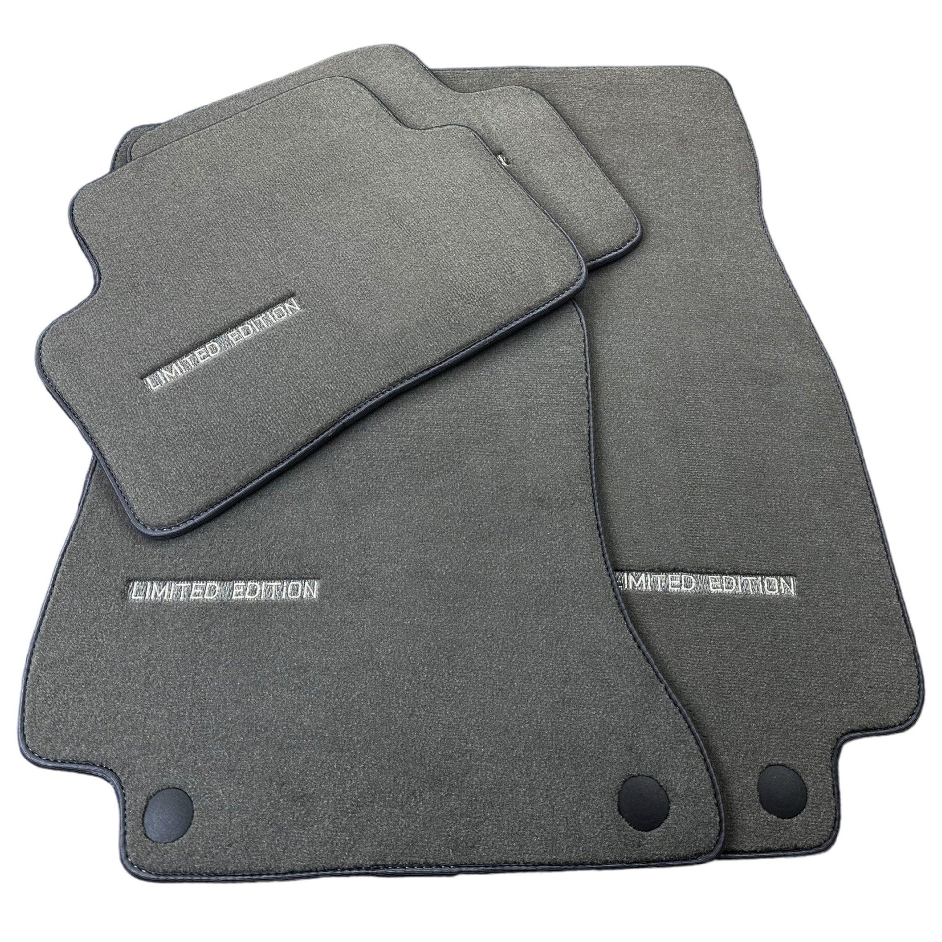 Gray Floor Mats For Mercedes Benz S-Class C126 Coupe (1981-1991) | Limited Edition - AutoWin