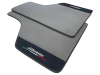 Gray Floor Mats Lamborghini Diablo 1990-2001 Alcantara Leather - AutoWin