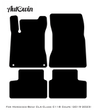 Gray Luxury Floor Mats For Mercedes Benz CLA-Class C118 Coupe (2019-2023) | ER56 Design - AutoWin