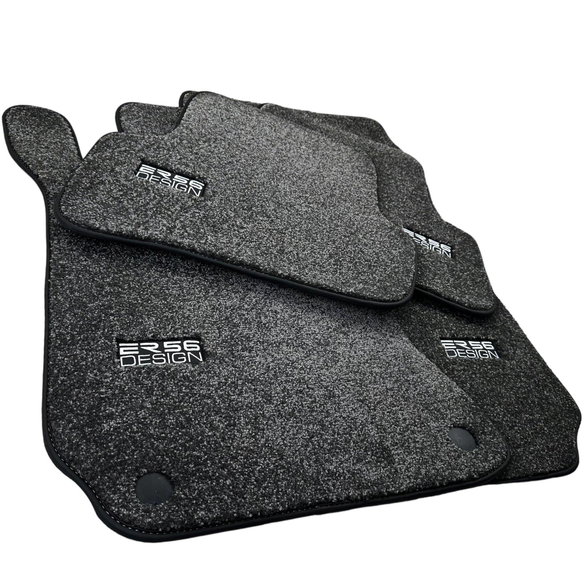 Gray Luxury Floor Mats For Mercedes Benz S-Class W220 (1998-2005) Long Wheelbase | ER56 Design - AutoWin