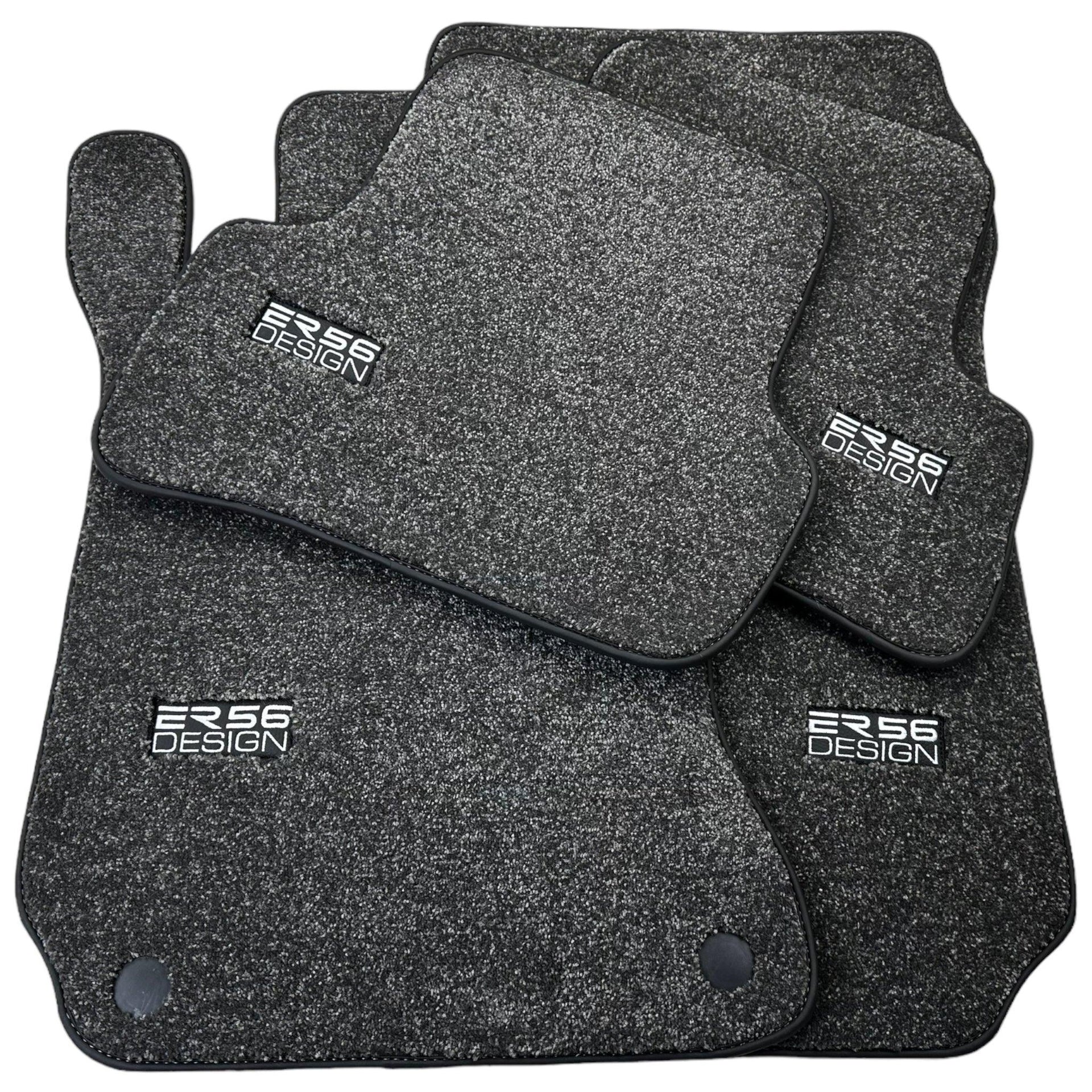 Gray Luxury Floor Mats For Mercedes Benz V-Class 447 Front (2019-2023) | ER56 Design - AutoWin