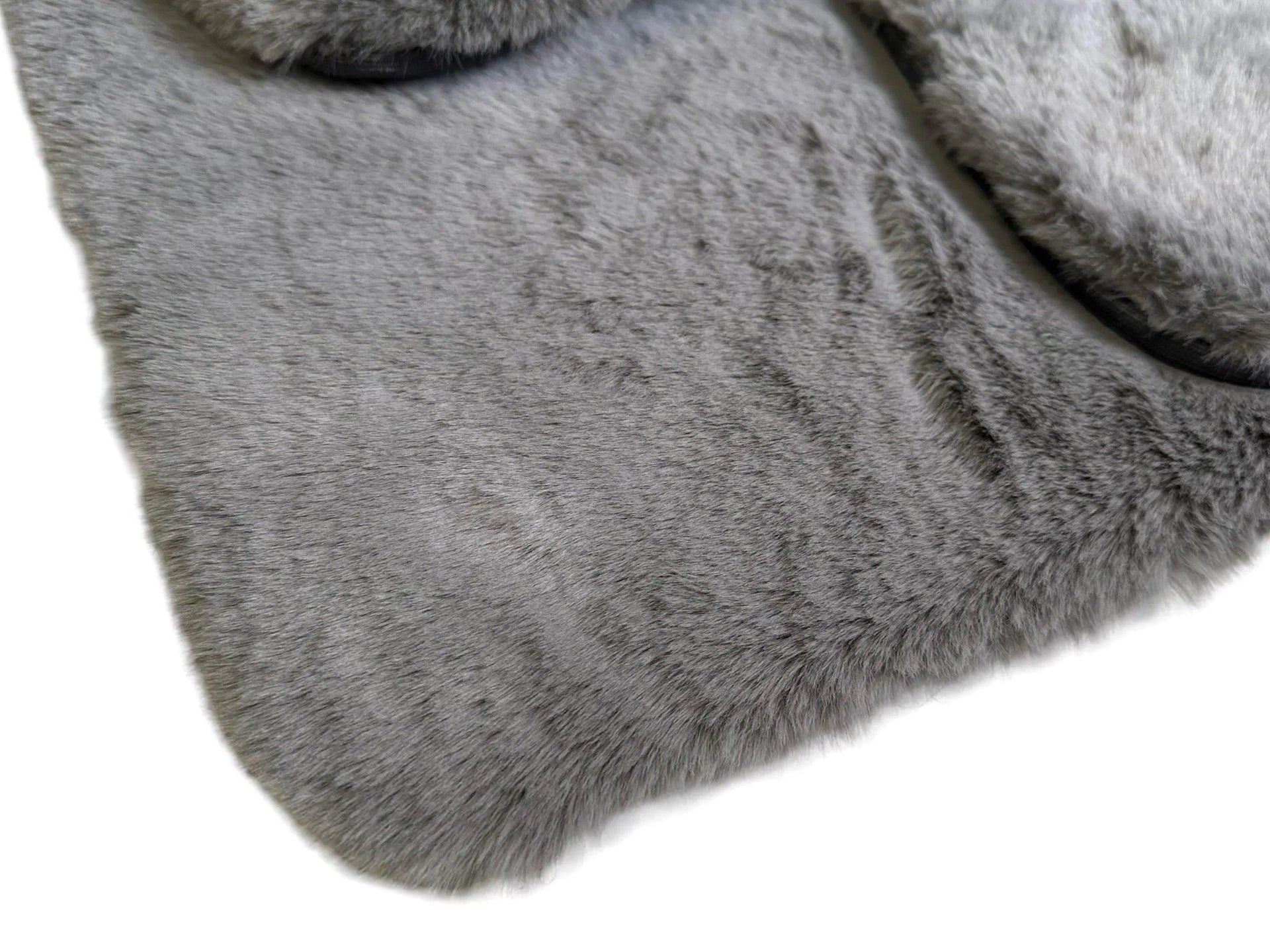 Gray Sheepskin Floor Mats For Bentley Mulsanne (2010-2020) Er56 Design Brand - AutoWin