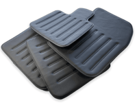 Leather Floor Mats For Rolls Royce Black Badge Cullinan Rr312018-2023 Black - AutoWin