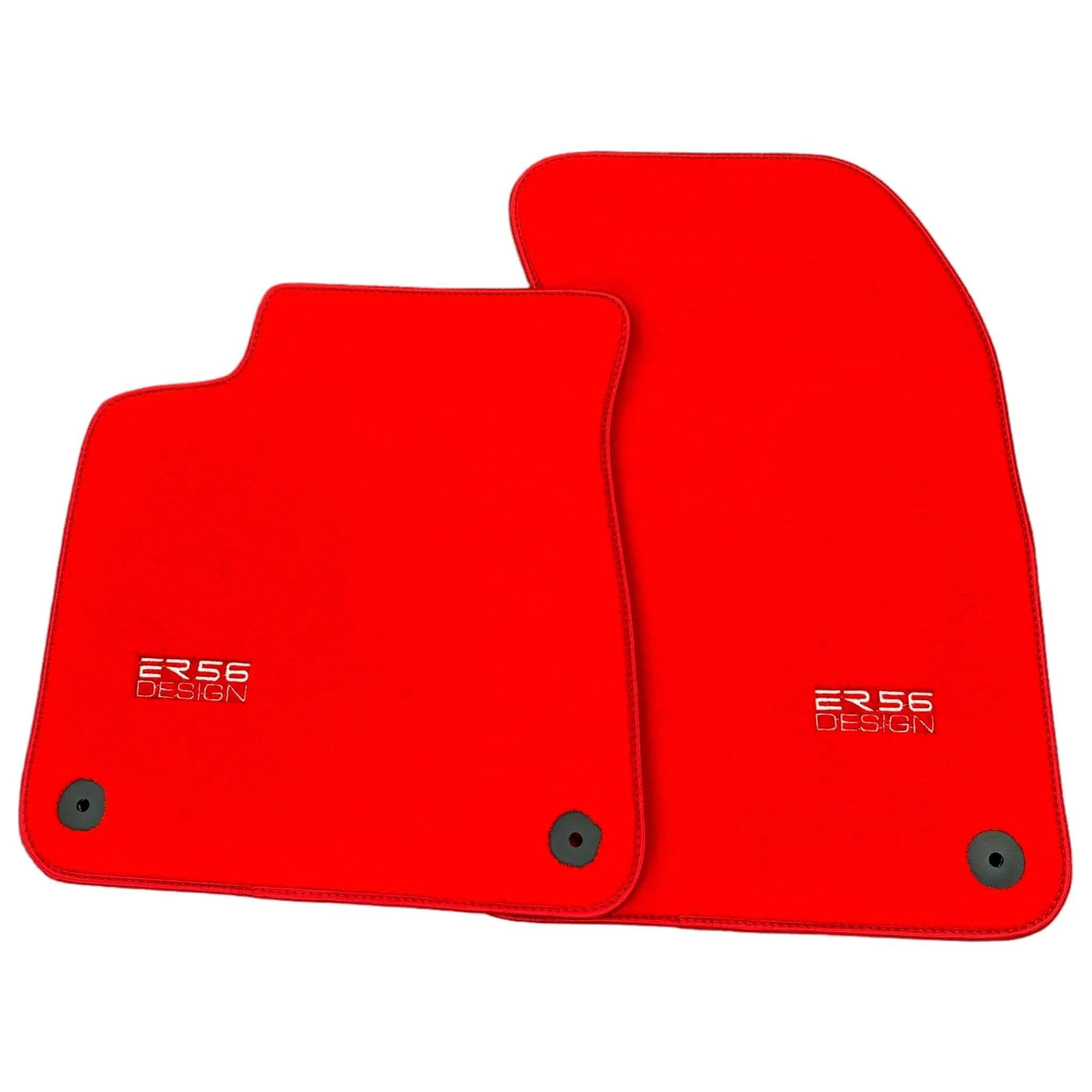 Red Floor Mats for Audi A1 - 5-door Hatchback (2019-2024) | ER56 Design - AutoWin