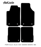 Red Floor Mats for Audi A2 2000-2005 8Z | ER56 Design - AutoWin
