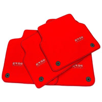 Red Floor Mats for Audi A6 - C6 Avant (2004-2008) | ER56 Design - AutoWin