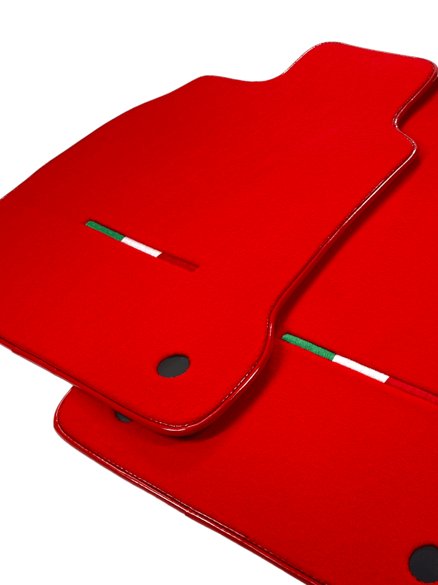 Red Floor Mats For Maserati Quattroporte IT Edition - AutoWin