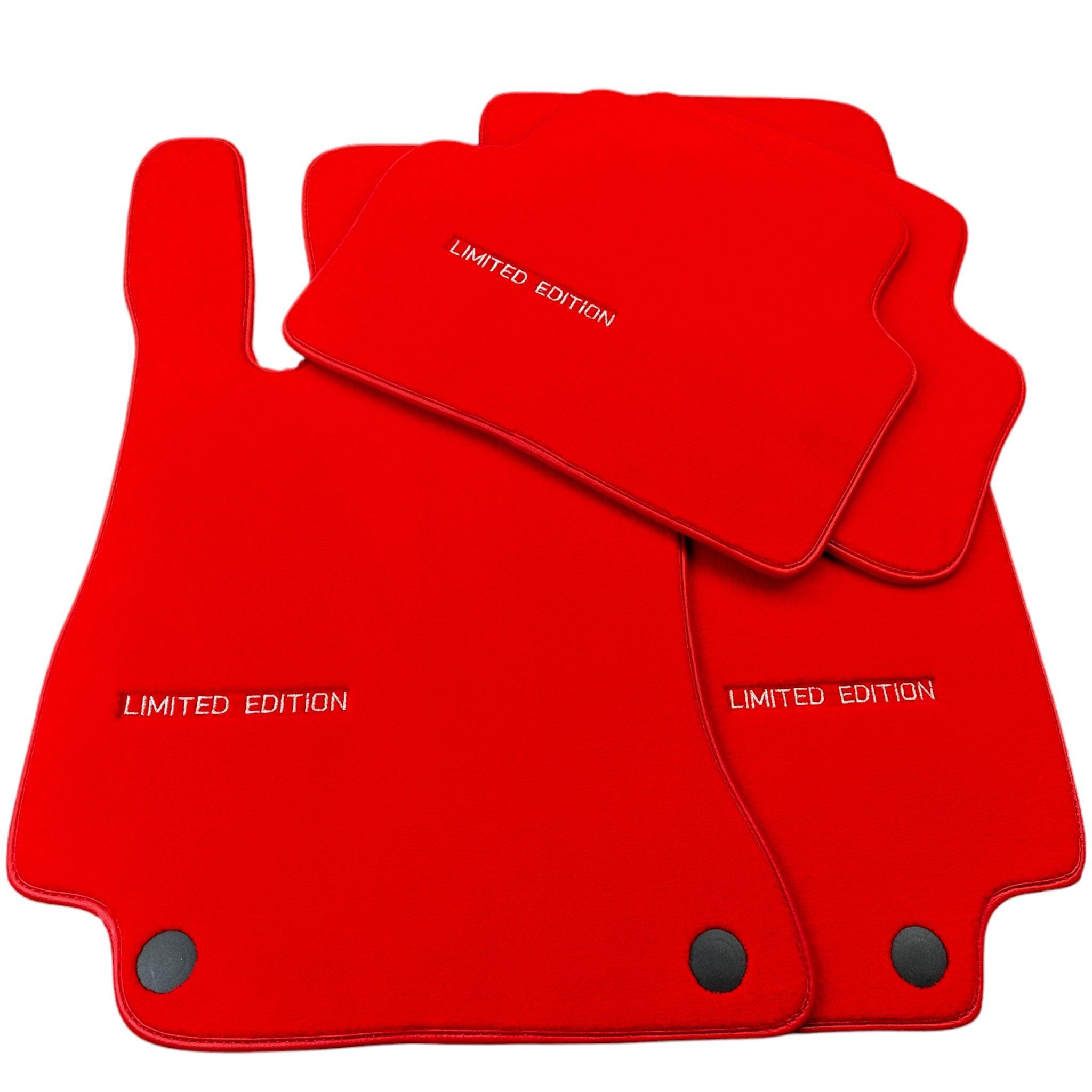 Red Floor Mats For Mercedes Benz E-Class W211 Sedan (2002-2009) | Limited Edition - AutoWin
