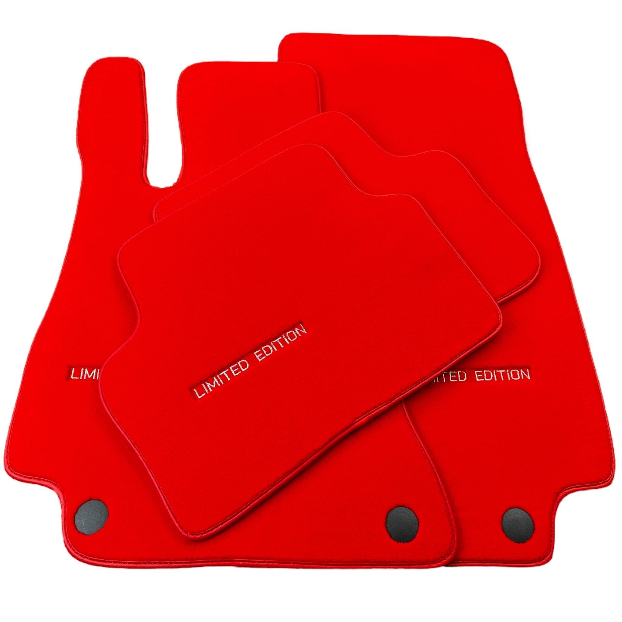 Red Floor Mats For Mercedes Benz E-Class W211 Sedan (2002-2009) | Limited Edition - AutoWin