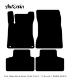 Red Floor Mats For Mercedes Benz GLB-Class X247 (2020-2023) | Limited Edition - AutoWin