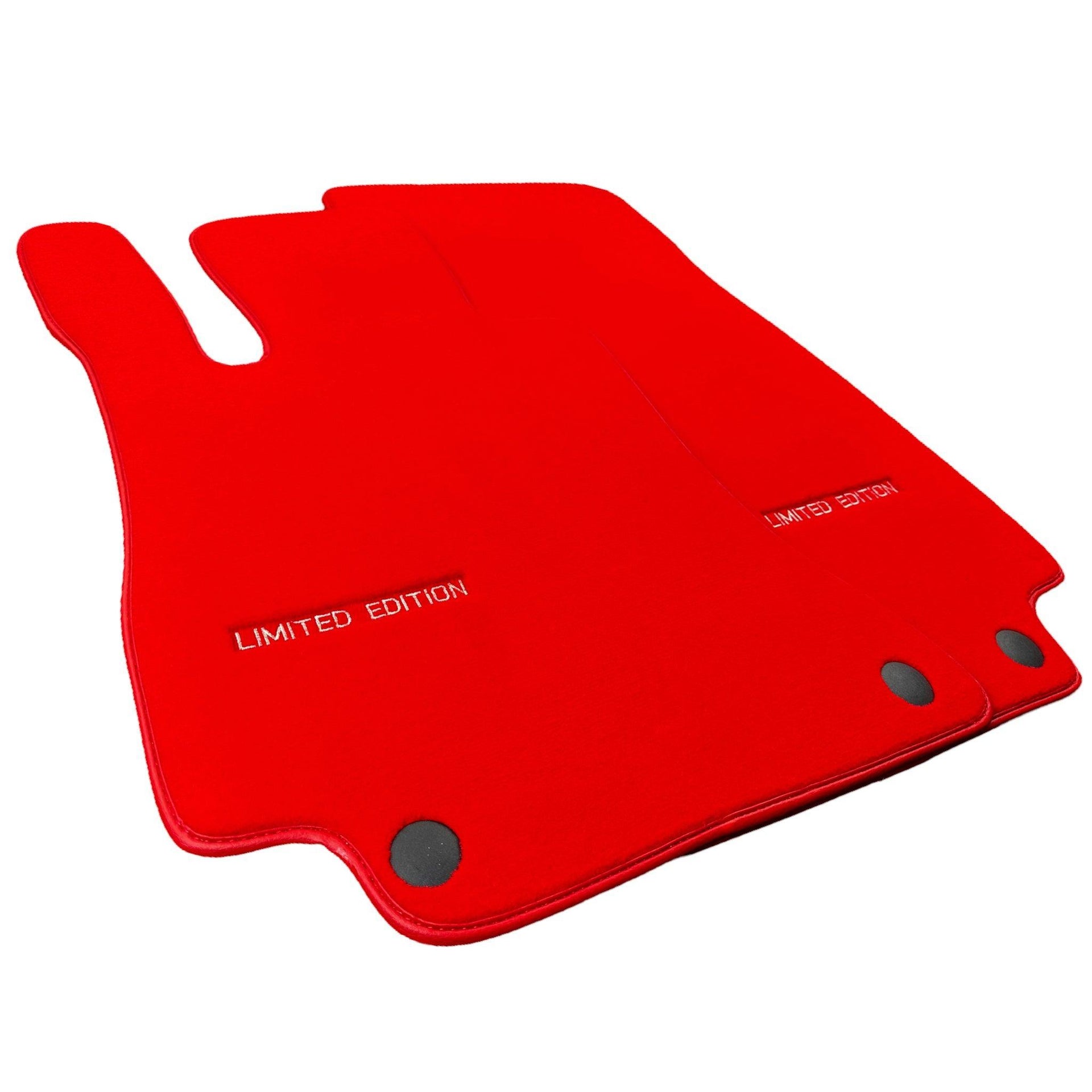 Red Floor Mats For Mercedes Benz GLE-Class C167 Coupe (2020-2023) | Limited Edition - AutoWin