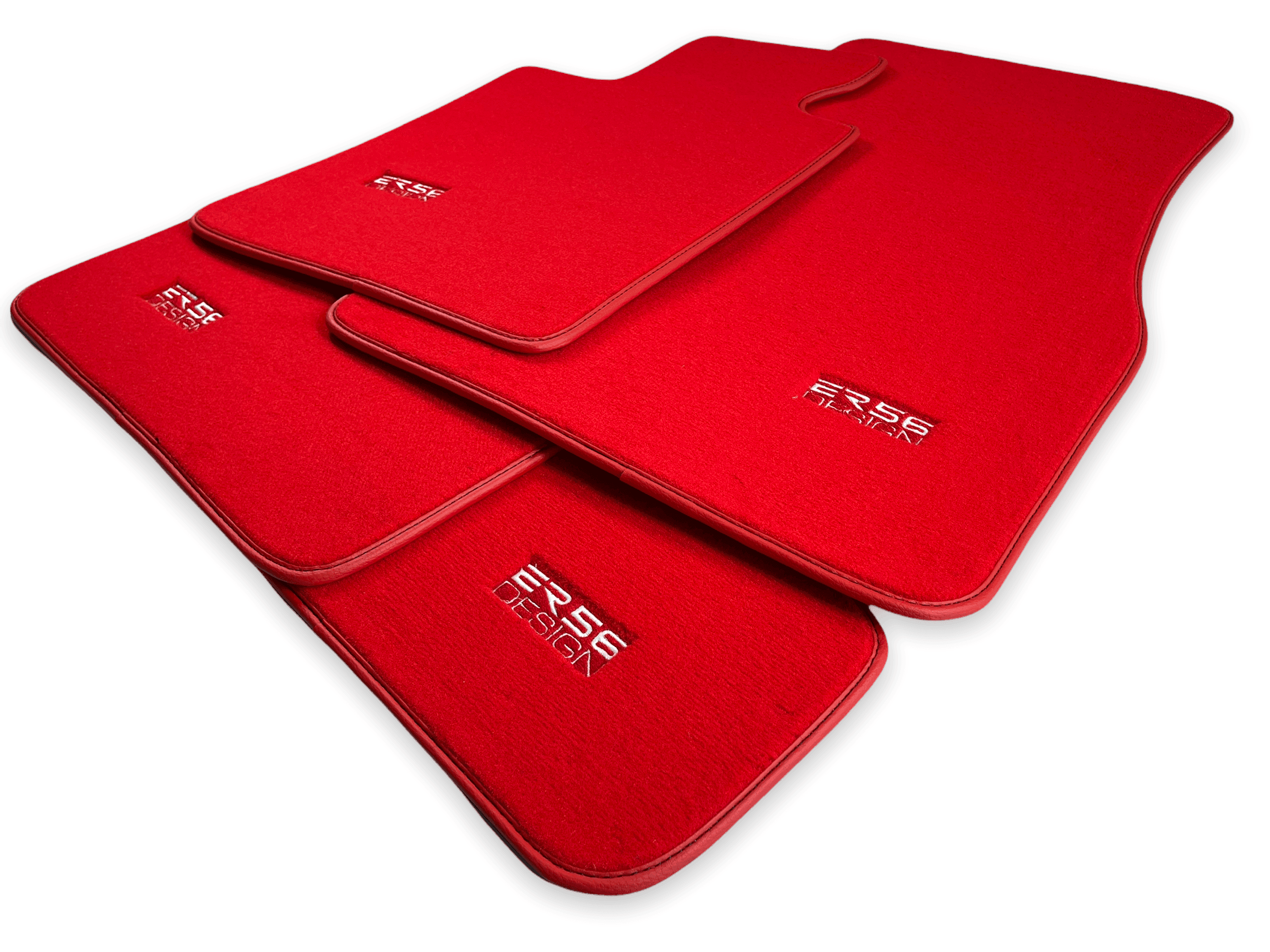 Red Mats For BMW 7 Series E32 - ER56 Design Brand - AutoWin