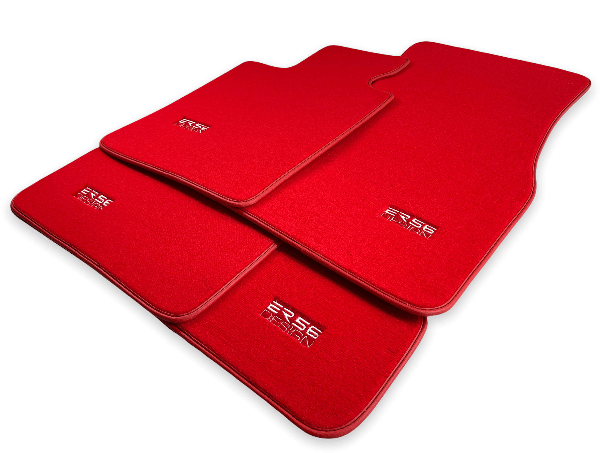 Red Mats For BMW 7 Series E32 - ER56 Design Brand - AutoWin