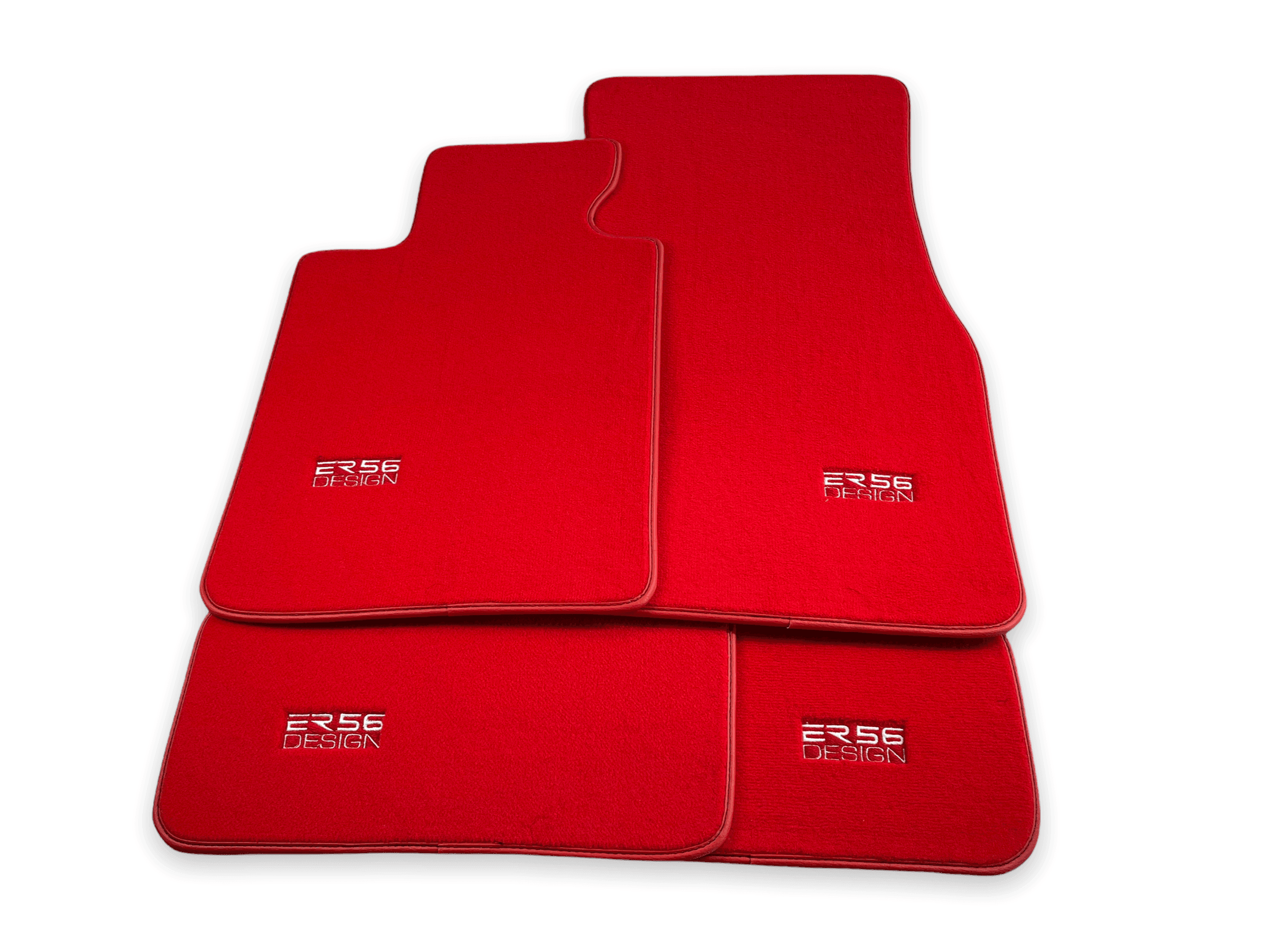 Red Mats For BMW 7 Series E38 Long - ER56 Design Brand - AutoWin