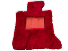 Red Sheepskin Floor Mats For Rolls Royce Phantom VIII (2017-2024) Design Brand - AutoWin
