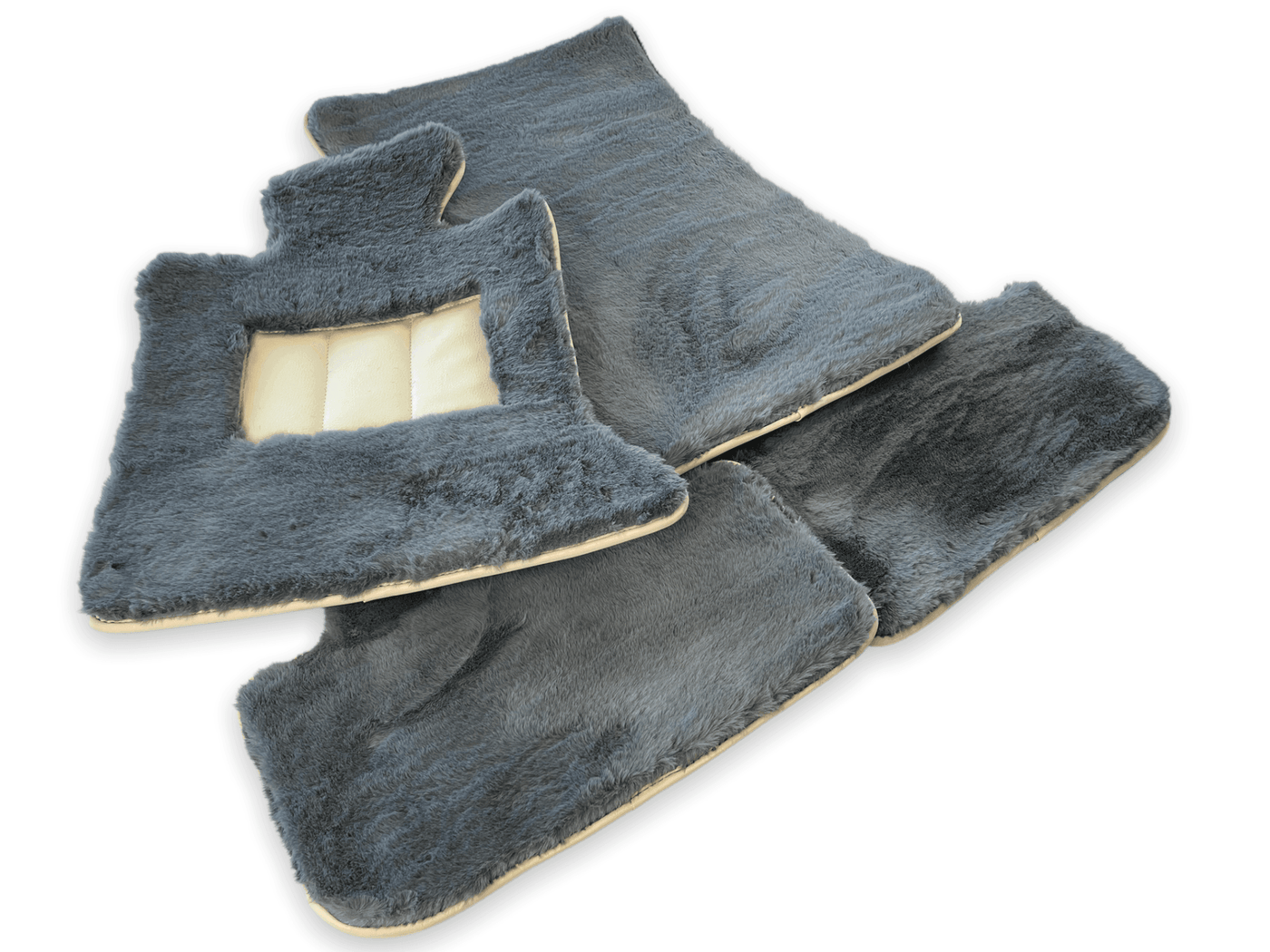 Sheepskin Floor Mats For Rolls Royce Phantom Drophead Coupe 2007–2016 Er56 Design Brand - AutoWin