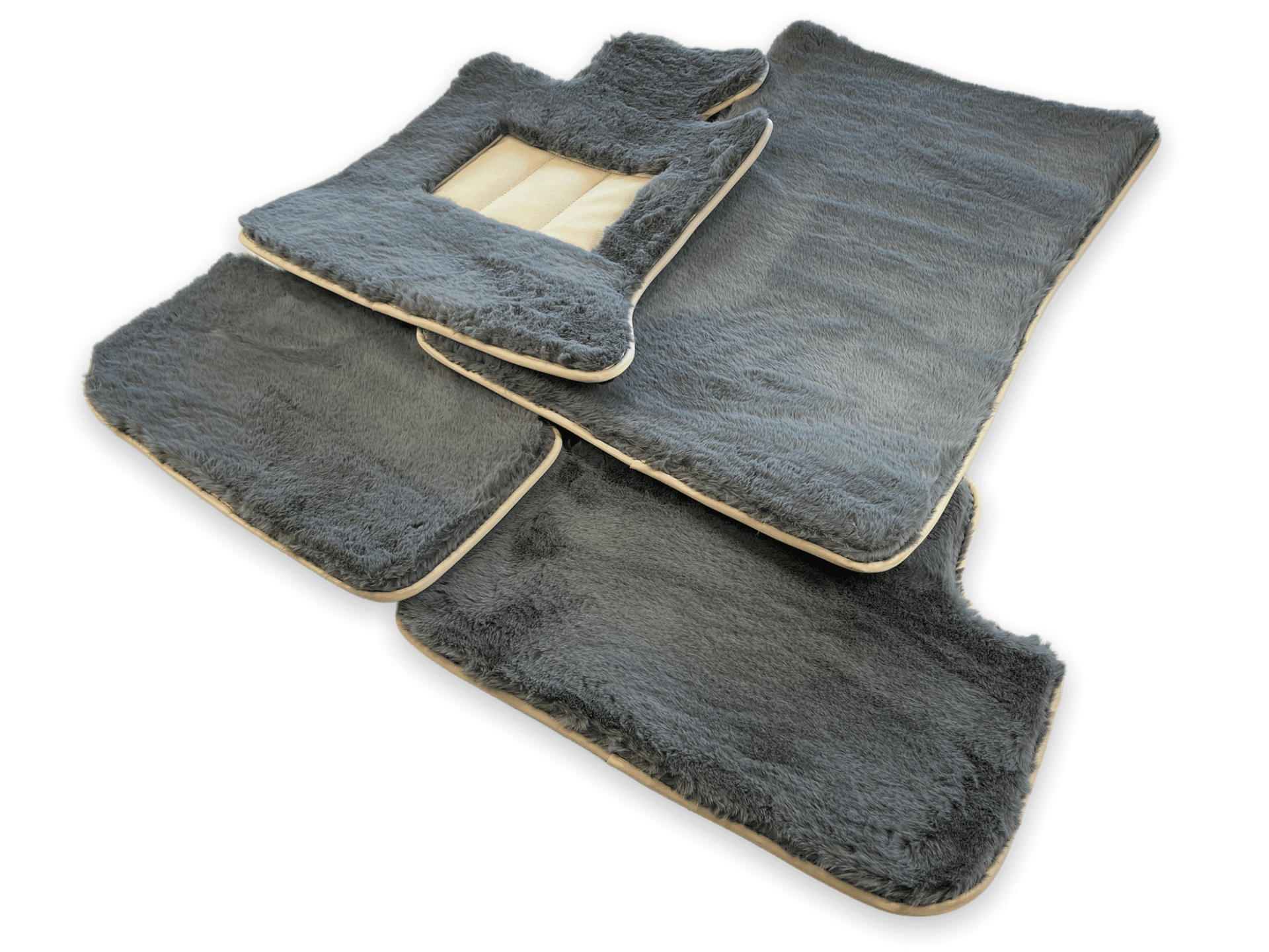 Sheepskin Floor Mats For Rolls Royce Phantom Drophead Coupe 2007–2016 Er56 Design Brand - AutoWin